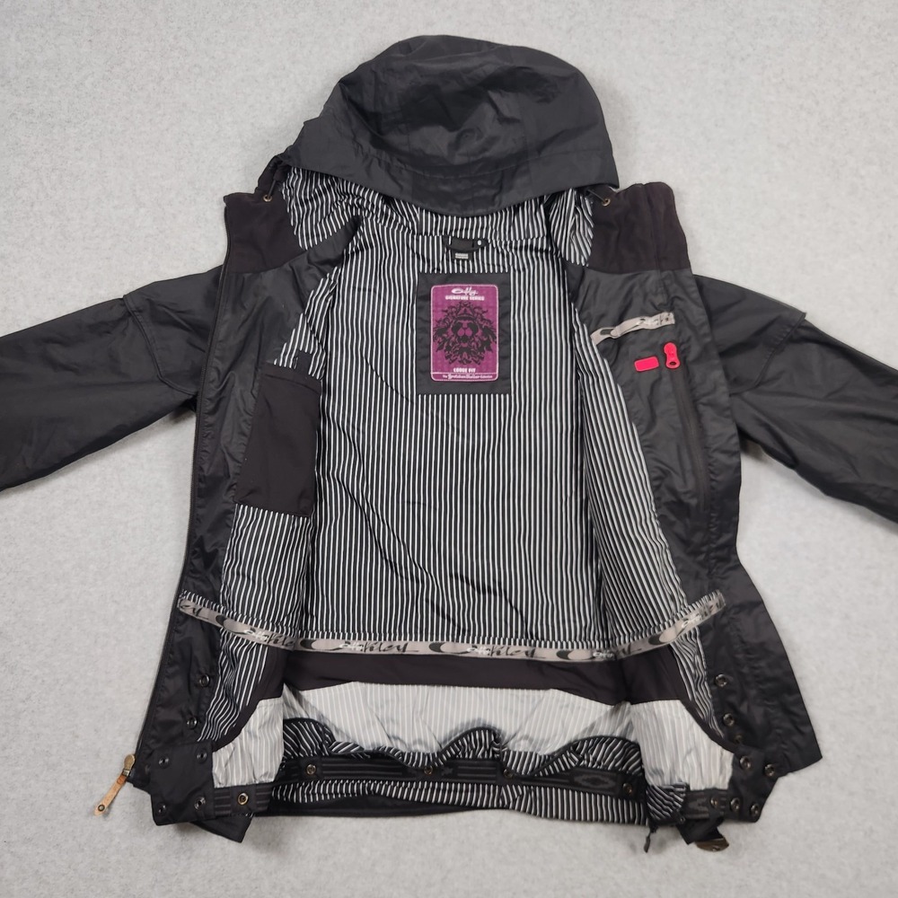 Oakley Jacket Womens Small Black Signature Series Gretchen Bleiler Mane Winter - Picture 2 of 10